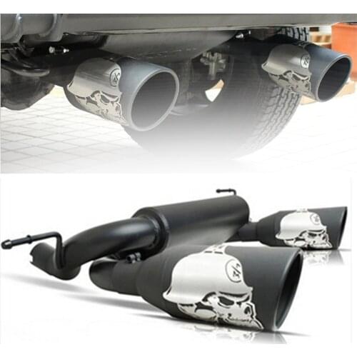 For 07-11 Jeep Wrangler 3.8L V6 4WD 5" Exhaust Metal Mulisha Exhaust for 12 Jeep Wrangler 3.6L Muffler Assembly