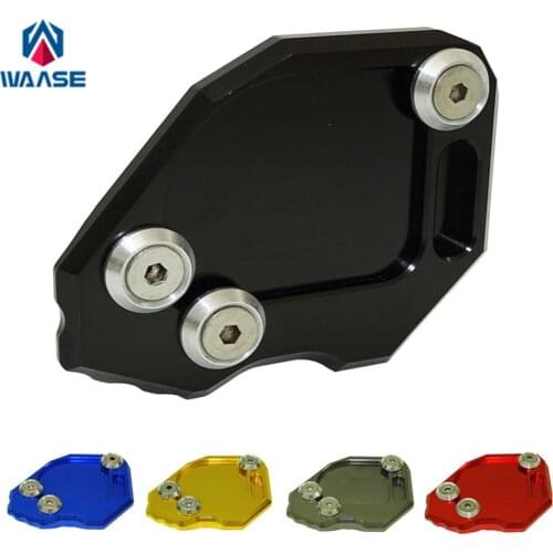 Waase Kickstand Foot Side Stand Extension Pad Support Plate For BMW F800GS 2008 2009 2010 2011 2012 2013 2014 2015 2016 2017