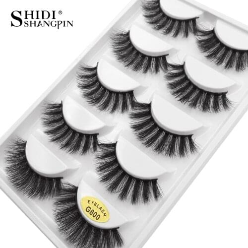 100 Pairs Wholesale False Eyelashes Natural Mink Eyelashes Eye Lashes Mink Lashes Fake Eyelash Extensions maquiagem faux cils