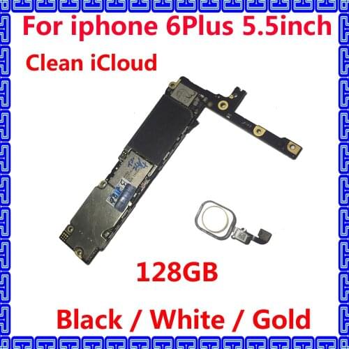 128gb Original IOS system logic board for iphone 6Plus with / without Touch ID,unlocked mainboard for iphone 6 Plus motherboard