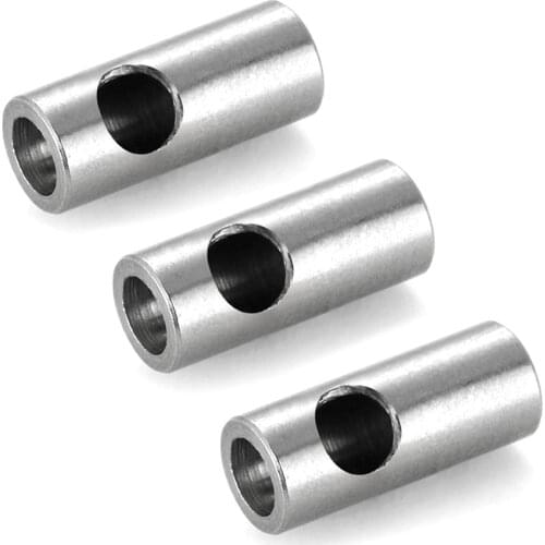 3pcs Stainless Steel 3.17mm To 5mm Motor Axle Change-over Shaft Adapter For RC Car