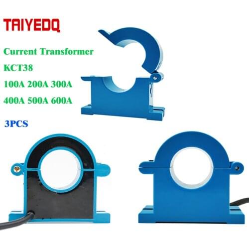 3pcs/lot Mini AC Current Transformers CTs 100A 200A 300A 400A 500A 600A 0.5 Class current transformer AC split core CTs Sensor