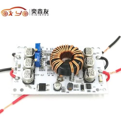 50[CS 600W AluminumDC-DC Boost Converter Adjustable 10A Step Up Constant Current Power Supply Module Led Driver For Arduino