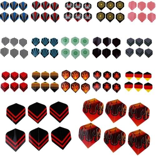 6Pcs Standard Shape Dart Flights Tail Accessories Equipment Supplies For Dart Games
