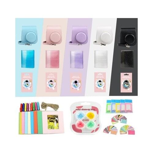 For Polaroid mini11 retro camera bag photo album sticker filter photo frame accessory set