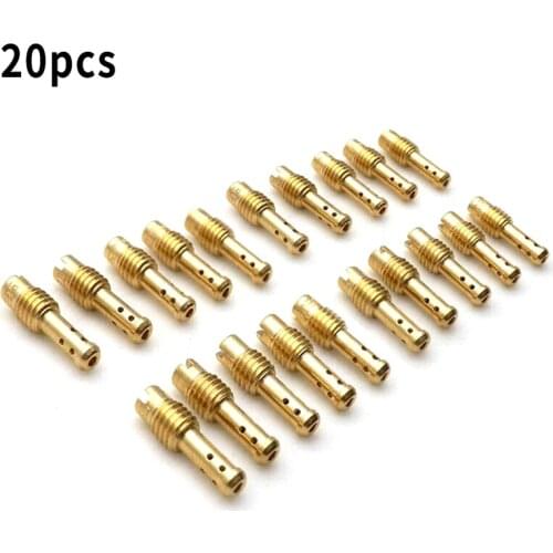 20pcs Pilot Jet Carburetor 12.5-60 Parts Pilot Jet 8 Bleed Holes Kit Pilot Jet For MIKUNI VM/TM/TMX Pilot Jet Carburetor Kit New