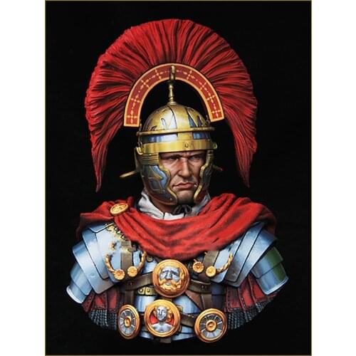 1/10 ROMAN ancient red coat soldier bust toy Resin Model Miniature Kit unassembly Unpainted