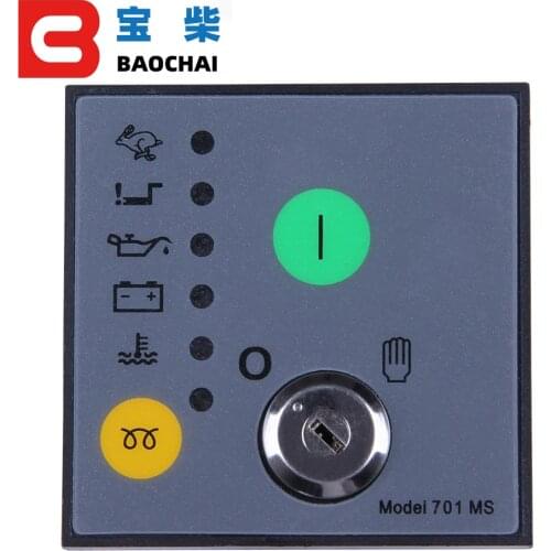 Manual start generator controller 701 autostart Module motor engine electronic charge control board diesel genset parts MS701
