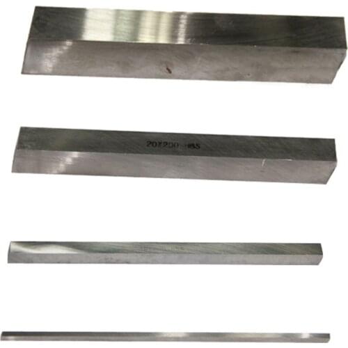 Square High Speed Steel Turning Tool HSS White Steel Strip DIY Knives, Engraving Knives 4/5/6/8/10/12/14/16/18/20mm x (l)200mm