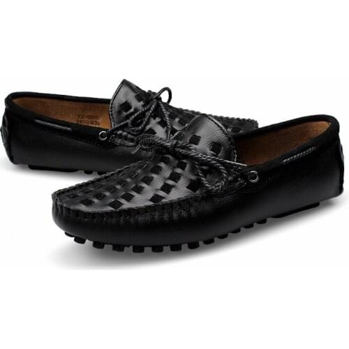 Men Casual Shoes Fashion Men Shoes Genuine Leather Men Loafers Moccasins Slip On Mens Flats Male Driving Shoes