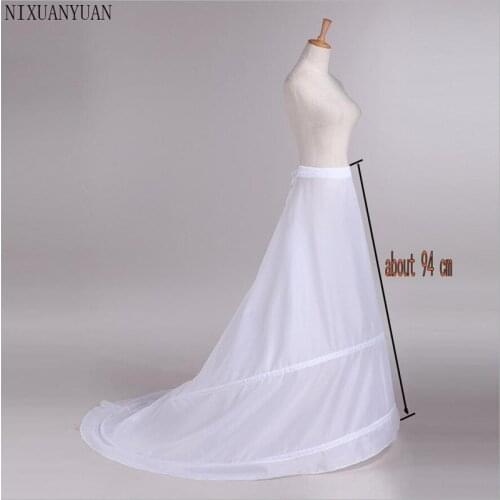 NIXUANYUAN Wholesale 2021 Fashion The Bride Petticoats for Wedding Dress Sweep Train Underskirt Lining Accessories