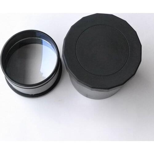 ABS 80F500 Double Separation Blue Film Coated Telescope Objective Lens With Object-mount Lens Hood