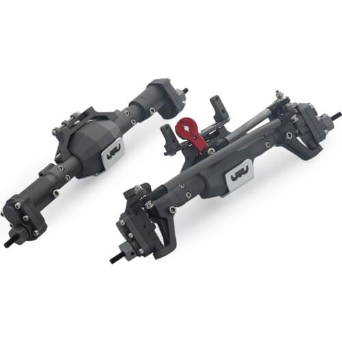 CNC Aluminum Alloy Front and Rear Portal Axle for 1/10 RC Rock Crawler Car Axial SCX10 I SCX10 II 90046 RGT 86100 Redcat Parts