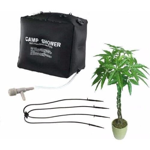 DIY Automatically dripping system with 40L water bag and 8pcs dripping arrow