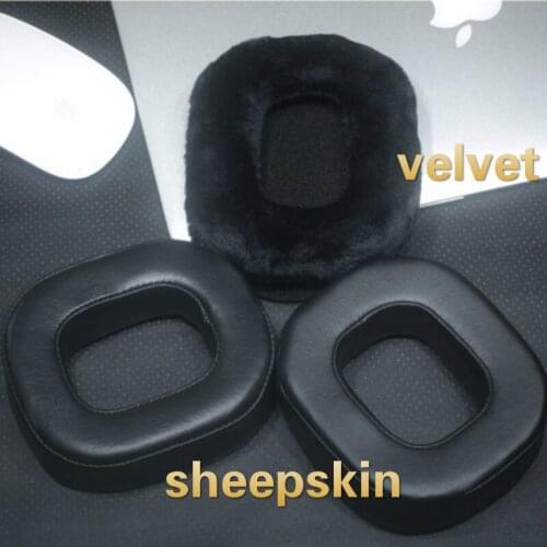 Sheepskin Protein Skin Replacement Ear Pads High Quality Velvet Memory Foam Earpads Cushion for ASTRO A40TR Headphones