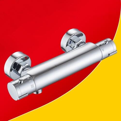 Thermostatic Bath Mixer Shower Control Valve Bottom Faucet Wall Mounted Bathroom Hot And Cold Brass Mixer Bathtub Tap MY-0605