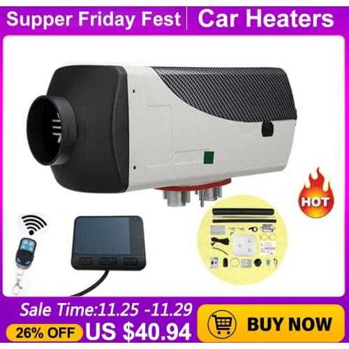 Air Diesel Heater 5/8KW 12V/24V Car Heater Parking Heater For RV Motorhome Trailer Car Truck Battery Vehicles Car Heating Diesel
