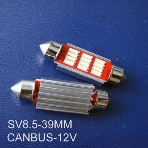 High Quality 39mm Festoon 12V CANBUS LED Car Dome Reading Lights Auto Interior Lamps Super Bright Bulbs free shipping 10pcs/lot