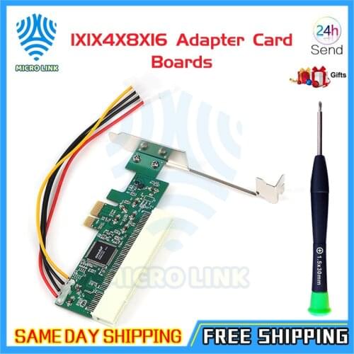 X1/X4/X8/X16 Adapter Card Boards Expansion Express PCI-E To PCI SATA Add On