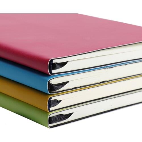 3Pcs A5 Soft Leather Notepad Business Notebook Creative Stationery Diary Book Student Diary Office School Supplies Writting Tool