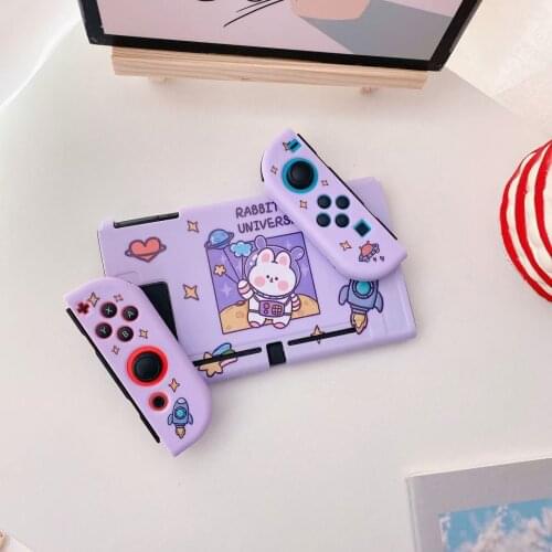 Protective Cover For NS Switch Cute Cartoon TPU Soft Case For Nintendo Switch Console Anti-fall Shockproof Anti-fingerprint
