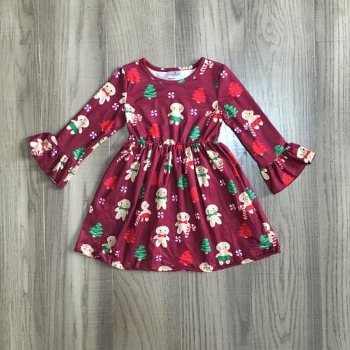 Girlymax Winter Girls Christmas dress Baby Girl Milk Silk Dress
