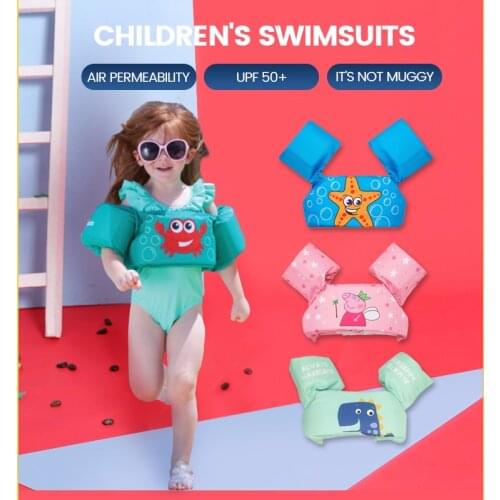 2-6 Kids Swim Arm Rings Child Puddle Jumper Swimming Vest for Children Baby Float Life Jacket for Swimming for Children