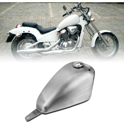9L Motorbike Petrol Gas Fuel Tank For Honda Sportster Steed400/600 Shadow VLX600 W/Oil Tupe Cap Handmade Motorcycle Trunk Can
