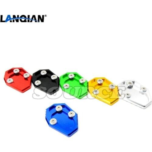Motorcycle Side Stand Enlarge CNC Kickstand Side Stand Plate Enlarge for yamaha mt-07 14-15 FZ6-S2 ABS 04-09 FZ6R 09-15 XJ6/ABS