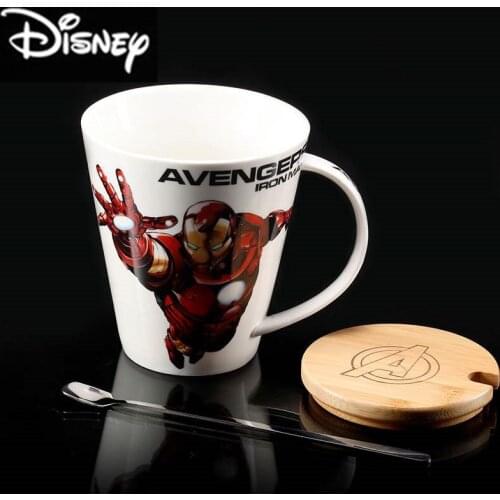 Hot Sale Disney Baby Ceramic Mug Cup Kids Child Women Man Drinking Cup Office Coffee/tea/milk Mug Cup with Cover and Spoon