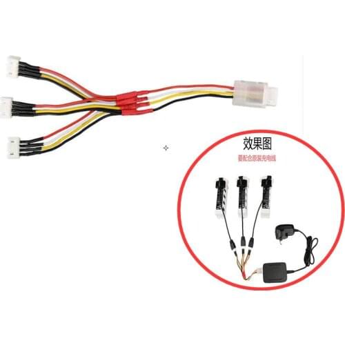 Hubsan ZINO H117S Quadcopter Drone Parts 3-in-1 Battery Charging Cable Balance Battery Charge Cord Line Adapter