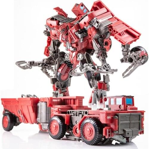 Deformation Robot Toy Mixer Car Deformation Toy Action Doll Movie Model Deformation Car Robot ChildrenS Educational Toy Gift