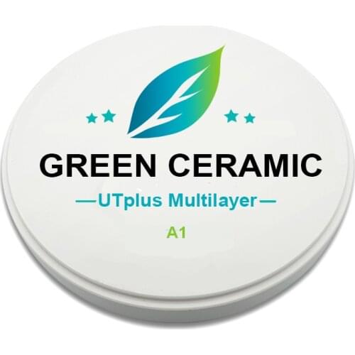 Laboratorio dental mejor efecto estético UT plus discos multicapa de zirconia block dental cad cam zirconia disc