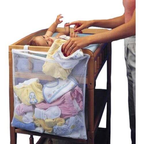 Newborn Baby Dirty Clothes Multipurpose Crib Bumper Organizer Bed Hanging Household Large Crib Circumference Hanging Storage