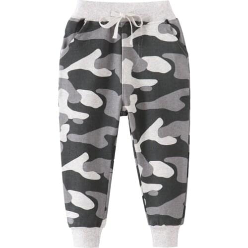 Funnygame New 2021 Cartoon Childrens Long Pants Cotton Cute Boys Girls Sweatpants for Autumn Spring Kids Trousers Pants