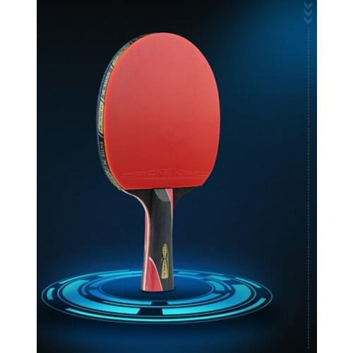 Single Professional Training Carbon Table Tennis Bat Racket Ping Pong Paddle Carbon Fiber+Rubber Racquet Sports Paddles