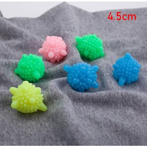 10 pcs/lot 4.5cm Household Laundry Ball Anti-winding Cloth Care Cleaning Ball Soft PVC Home Washing Machine Ball Laundry Ball