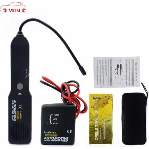 Top!!Automotive Short Cable Tracker & Open Wire Finder Universal EM415 PRO 6-42V DC Find Car Short Circuit Wire