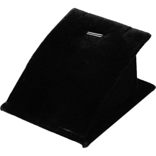 Velvet Pendant Necklace Chain Jewelry Display Stand Holder Organizer Show Rack 652B