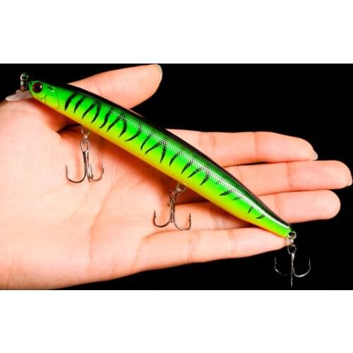 WALK FISH 1PCS 13.8cm 19g Minnow Fishing Wobblers Artificial Bait Fake Lures Pesca Diving 0-3m Crankbaits Swimbait 6# Hook