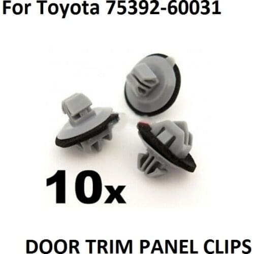 X10 For Toyota Land Cruiser Prado & GX470 Exterior Side Moulding Clips- 75392-60031 New