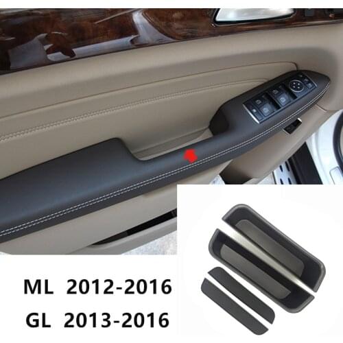 Door Handle Storage Box Car Organizer For Mercedes Benz GL GLE ML Class W166 X166 Container Holder Tray Accessories Car Styling