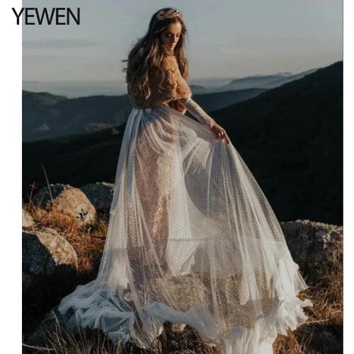 Кружевные свадебные платья YEWEN China At AliExpress