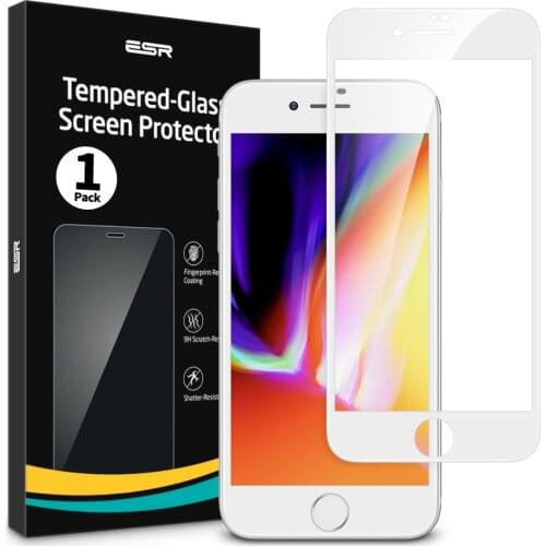ESR Screen Protector for iPhone 8 7 Plus Soft Edge Cover Film HD Anti Blue-Ray Tempered Glass for iPhone 8 7 Screen Flim Glass