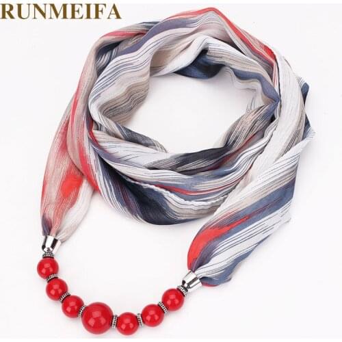 New Design Chiffon flower pattern Scarf necklace necklace for fashion ladies luxury clothing accessories scarf 180x48cm In Stock