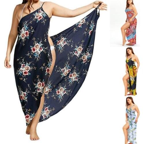 Summer womens new style striped temperament chiffon dress medium long skirt leisure vacation beach skirt female large size