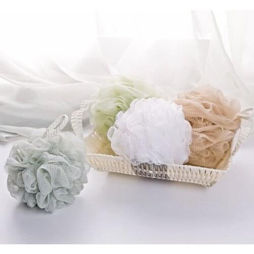 1Pcs Body Exfoliating Tools Bath Ball PE Shower Balls Soft Bath Towel Scrubber Body Cleaning Mesh Bathroom Accessories