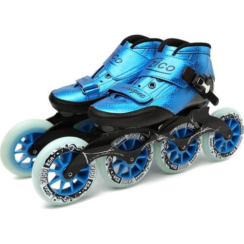 2-Layers Carbon Fiber Inline Speed Skates Adults Kids Alphalt Street Skating Shoes for PS for CITYRUN Korea Japan Racing Roller