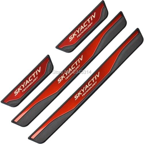 For Mazda CX-5 CX5 KE 2012-2019 2020 Accessories Stainless Door Sills Scuff Kick Plate Protectors Trim Guard Cover Car Styling