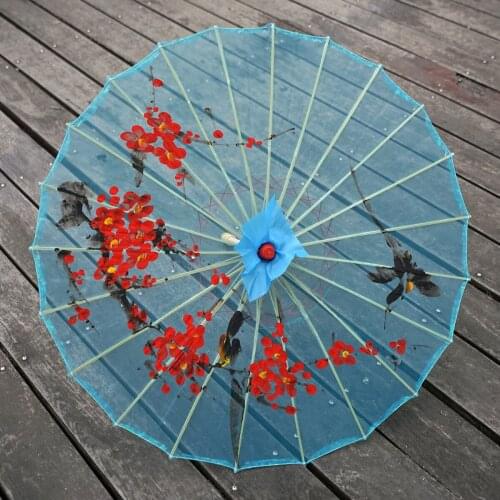 Oiled Paper Umbrella Ancient Umbrella Classical Umbrella Photography Prop Decoration eventail a main abanicos para boda